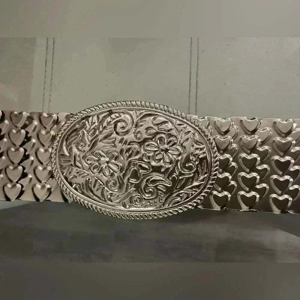 Beautiful metallic belt, stretch can fits size S M L
